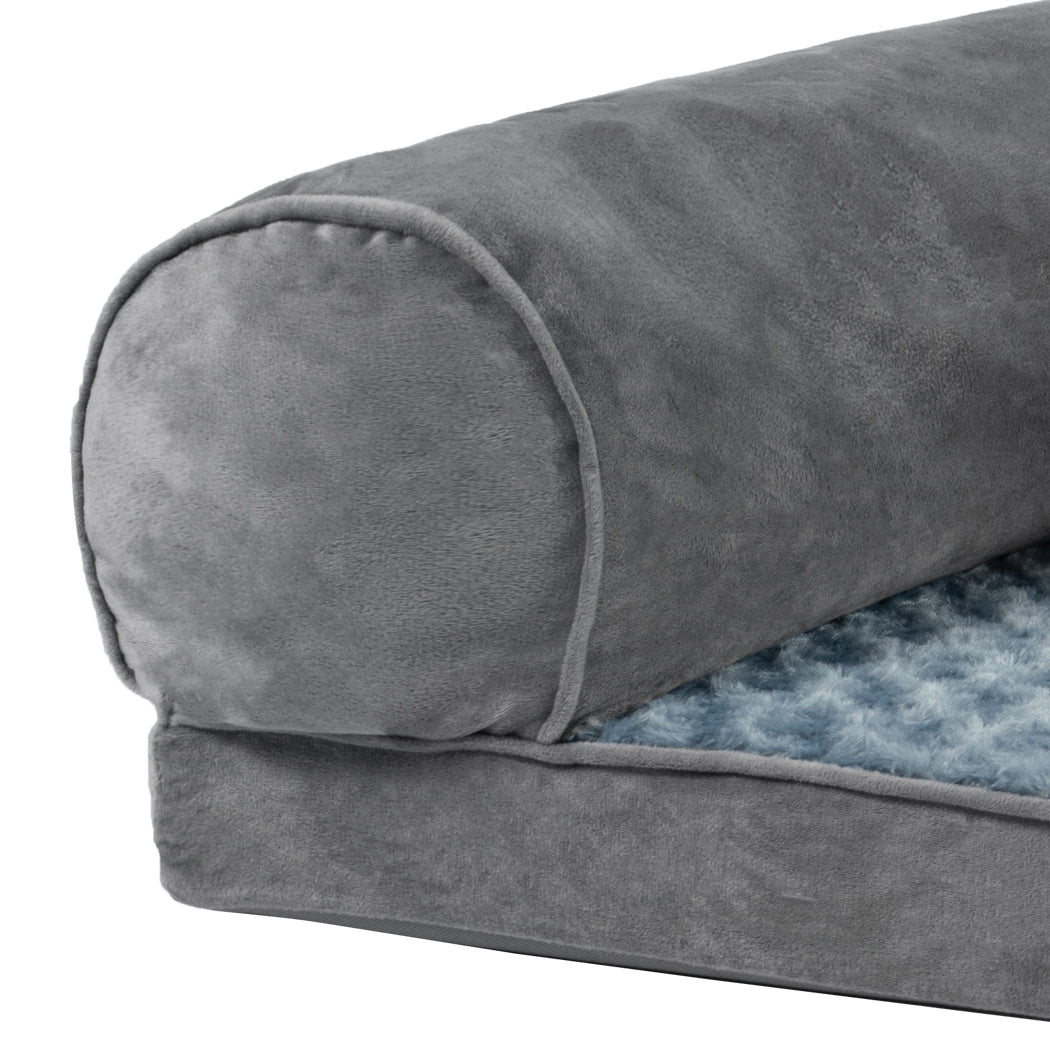 PaWz Pet Bed Sofa Dog Bedding Soft Warm XXL Cover Grey Cover XX-Large-1954802516797558787
