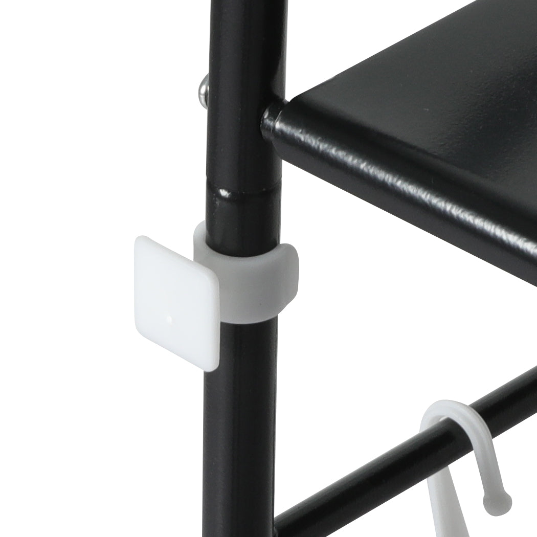 Dutxa 3 Tier Over Toilet Storage Shelf Black-1910113127488425987