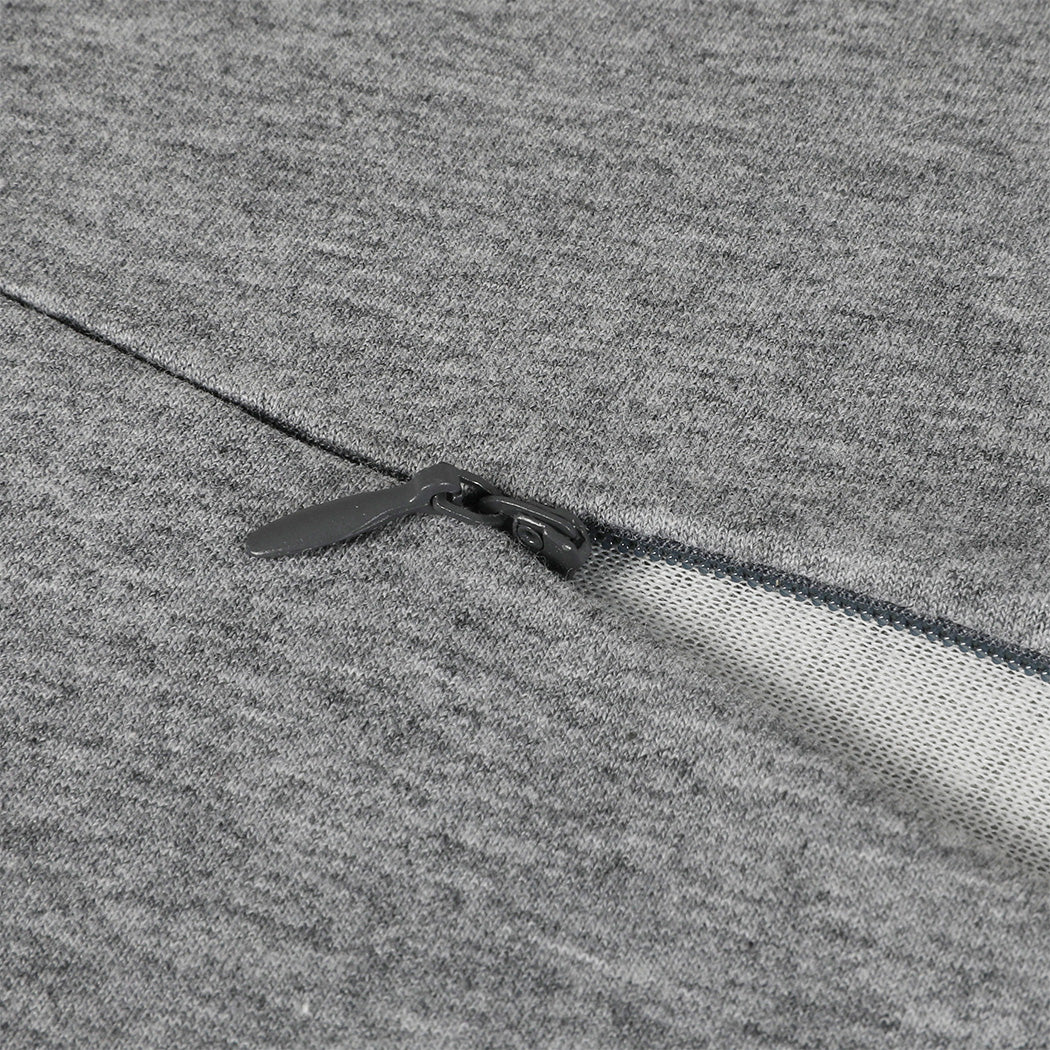 Dreamz Memory Foam Pillow Pillowcase Supprt Grey Rebound-1954802476674846723