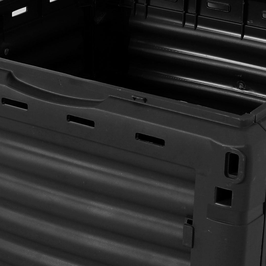 Lambu 290L Compost Bin Food Waste Recycling Black-1919892937802649603