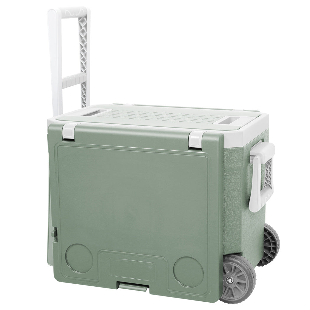 Mountview Cooler Ice Box With Table Chair 32L Portable Wheeled Camping Outdoor-1910112213910294531
