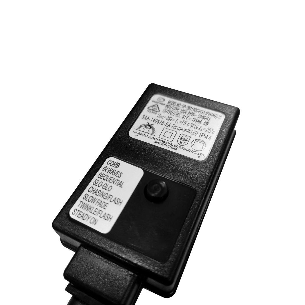 800 LED Curtain Fairy String Lights Warm White-1910113305943478275