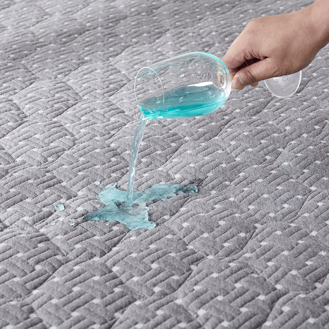 Dreamz Mattress Protector Topper Bamboo Single-1910112875289120771