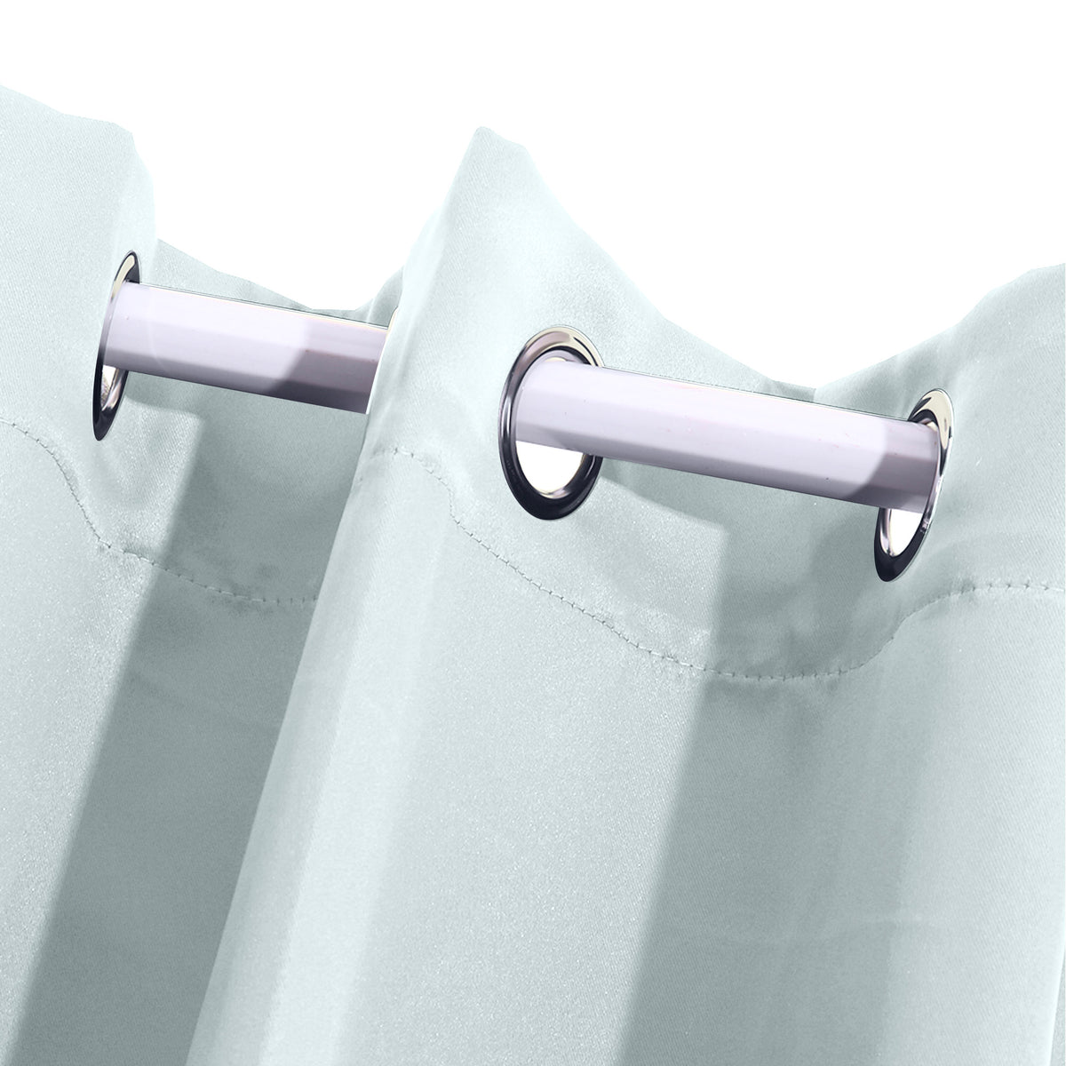 2x Blockout Curtains Panels 3 Layers Green-1910113269025214467