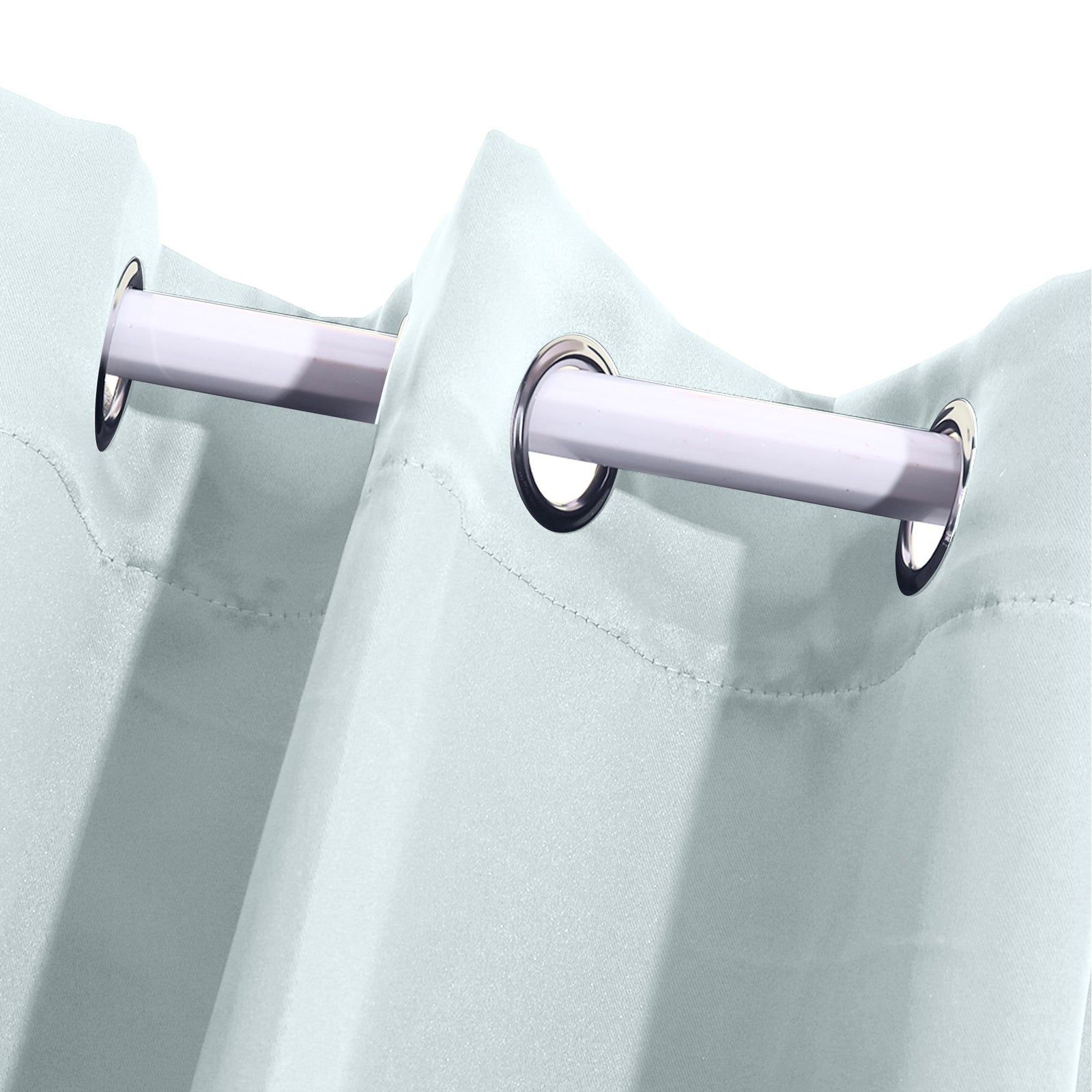 2x Blockout Curtains Panels 3 Layers Green-1910113269025214467