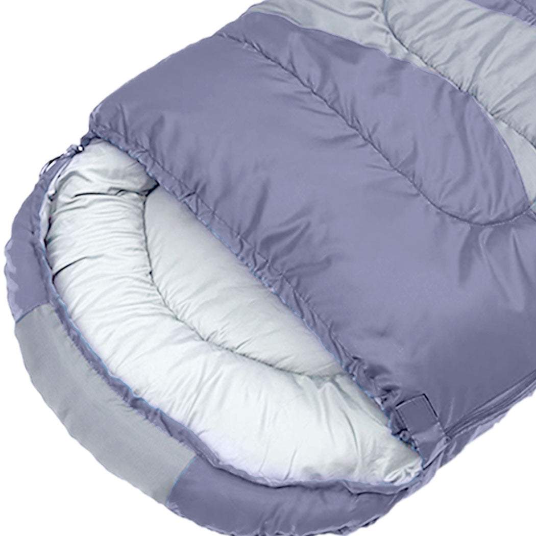 Mountview Single Sleeping Bag Bags Outdoor Grey-1954802651598295043