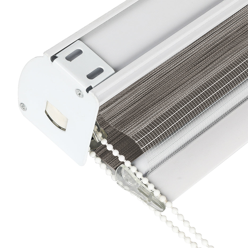 Marlow Blackout Zebra Roller Blind Curtains 60x210 Beige-1954802974706503683