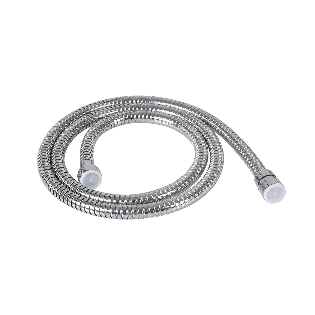 High Pressure Shower Head Set Rain Square Silver-1954802745596841987
