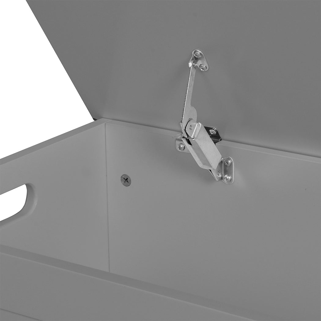 Levede Kids Toy Box Storage Chest Cabinet Grey-1954802614482898947