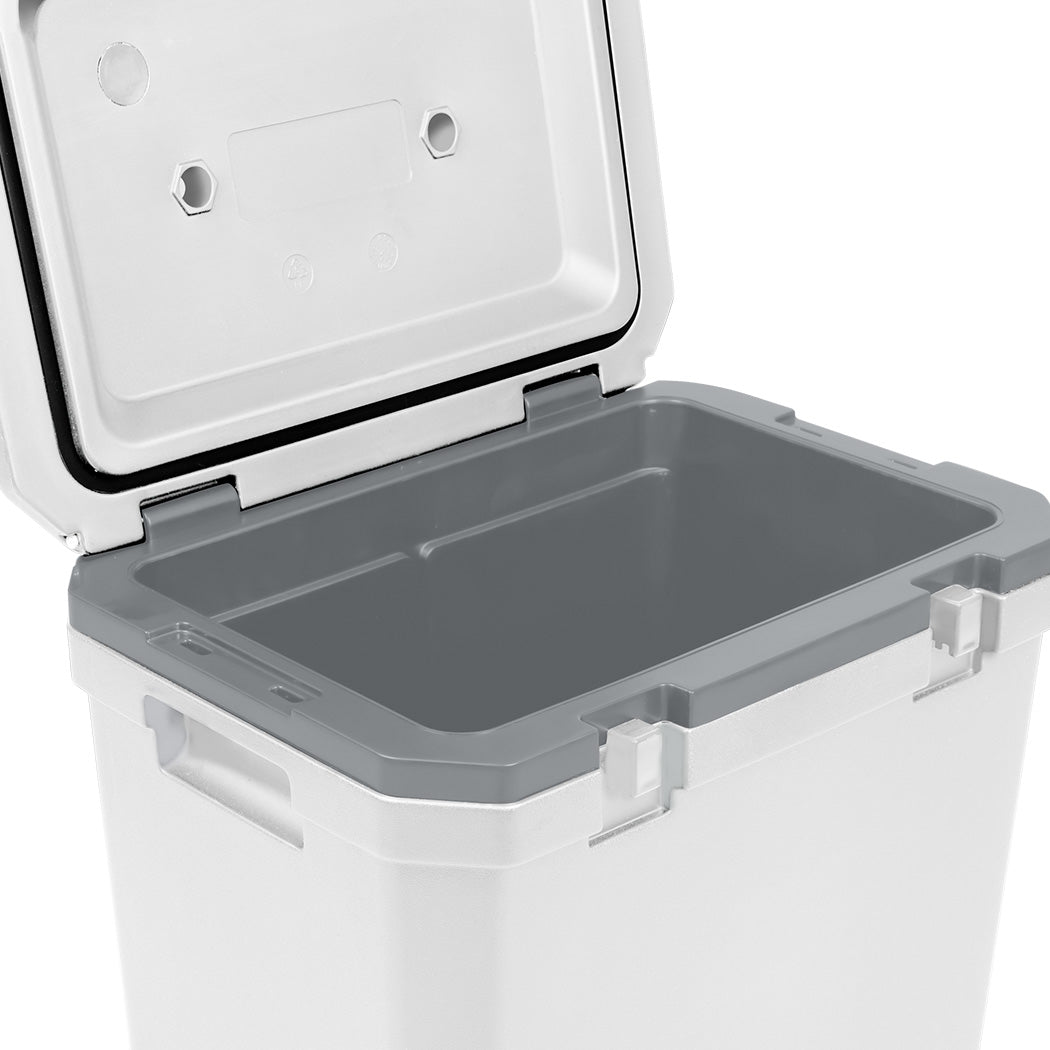 Mountview Cooler Ice Box 27L/43L Portable Chest Trolly For Camping BBQ Picnic-1963748908870012931