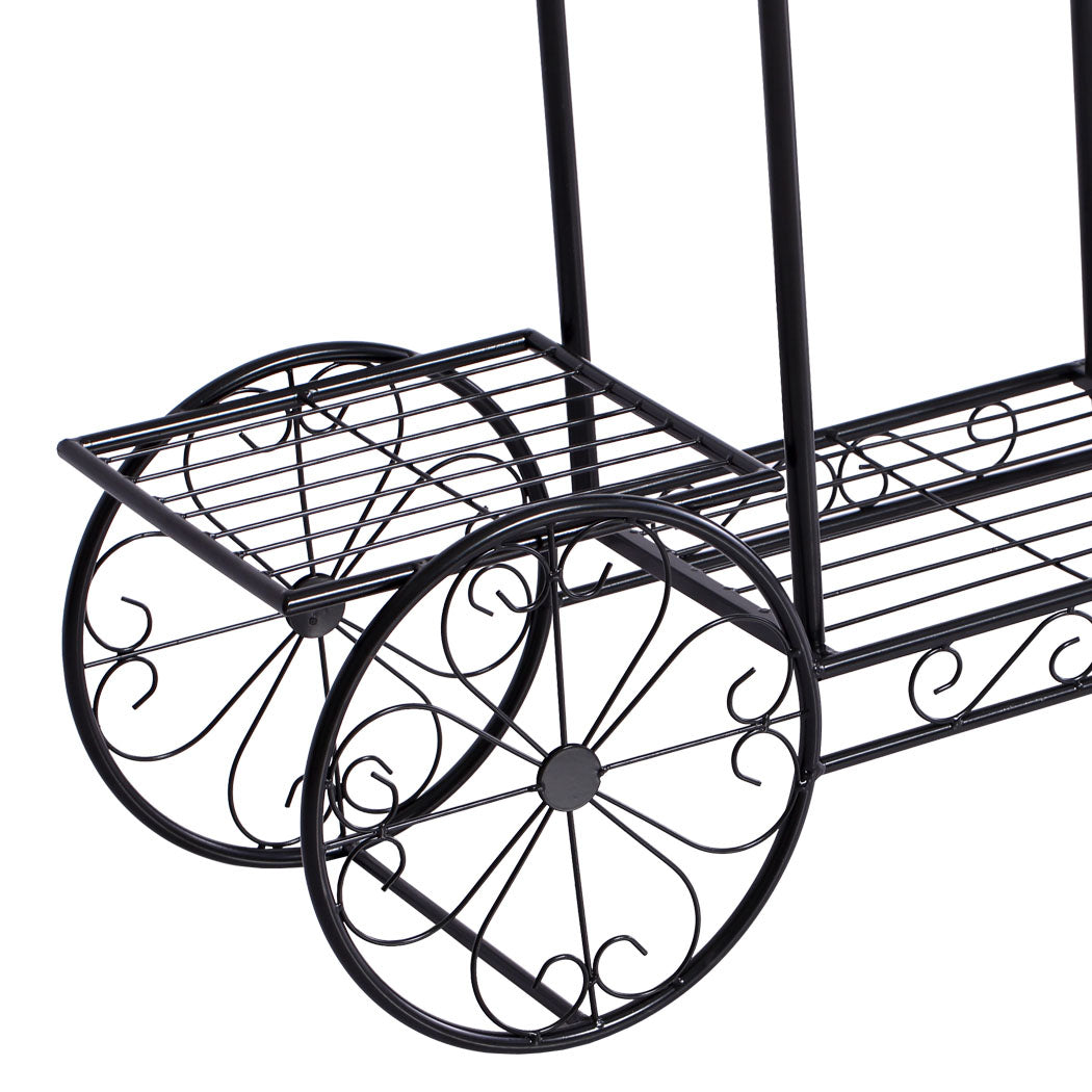 2x Levede Plant Stand Outdoor Indoor Gold-1919892858303811587