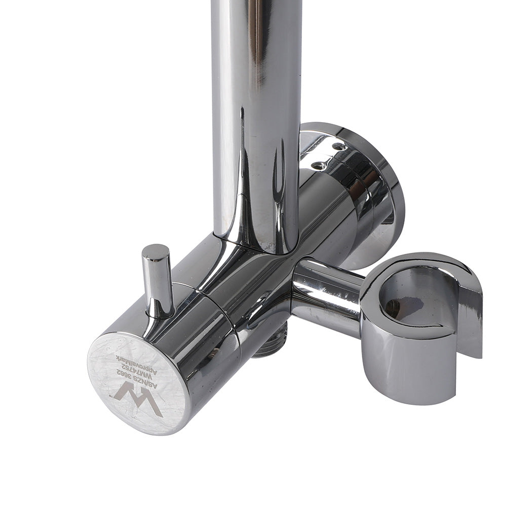 Shower Head High Pressure Set Rain Round Silver-1954802953172946947