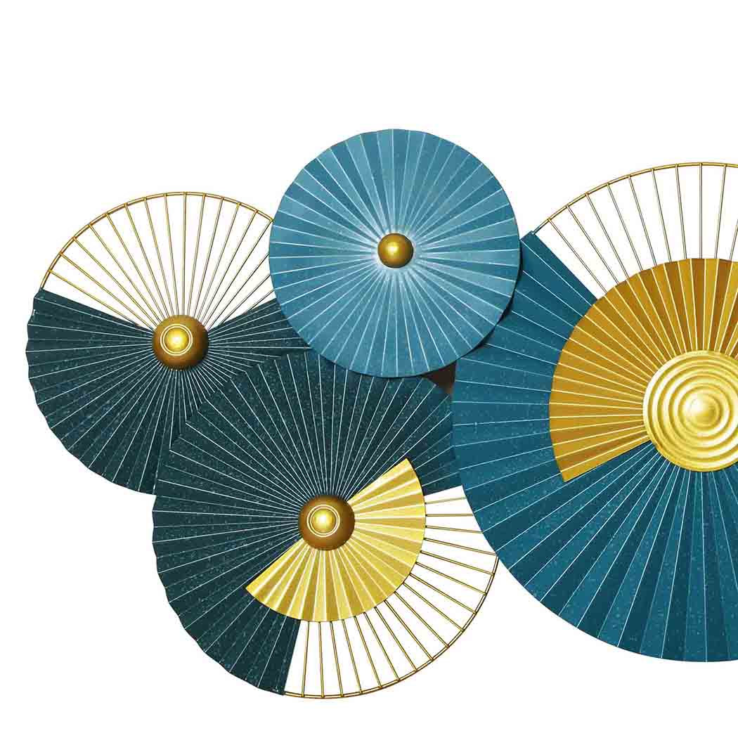 Levede Large Metal Wall Art Leaf Hanging-1910113317041606659