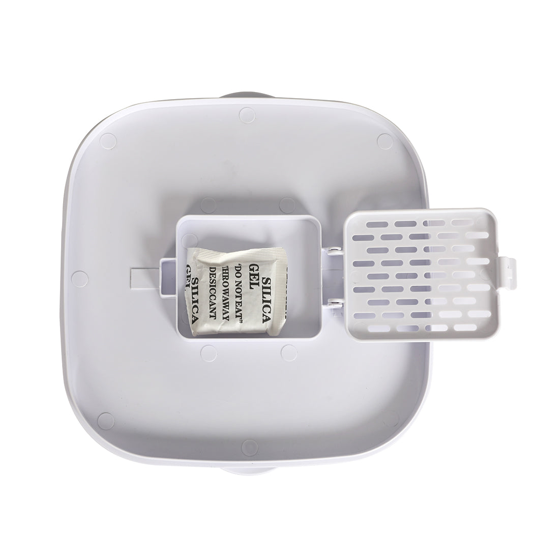 PaWz 5L Automatic Pet Feeder 2 Bowl White-1954802575639449603