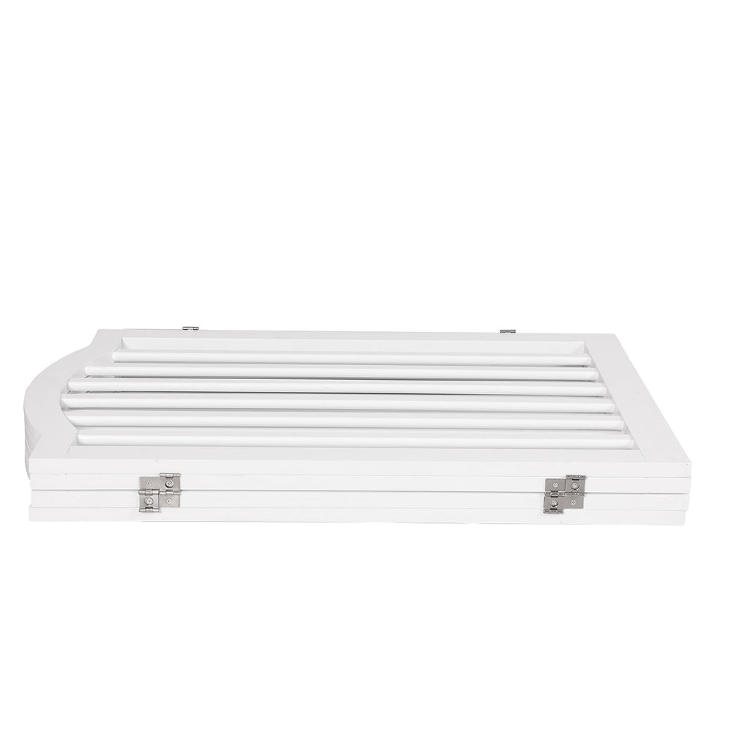 PaWz Wooden Pet Gate Dog Fence Safety White-1954802550205190147