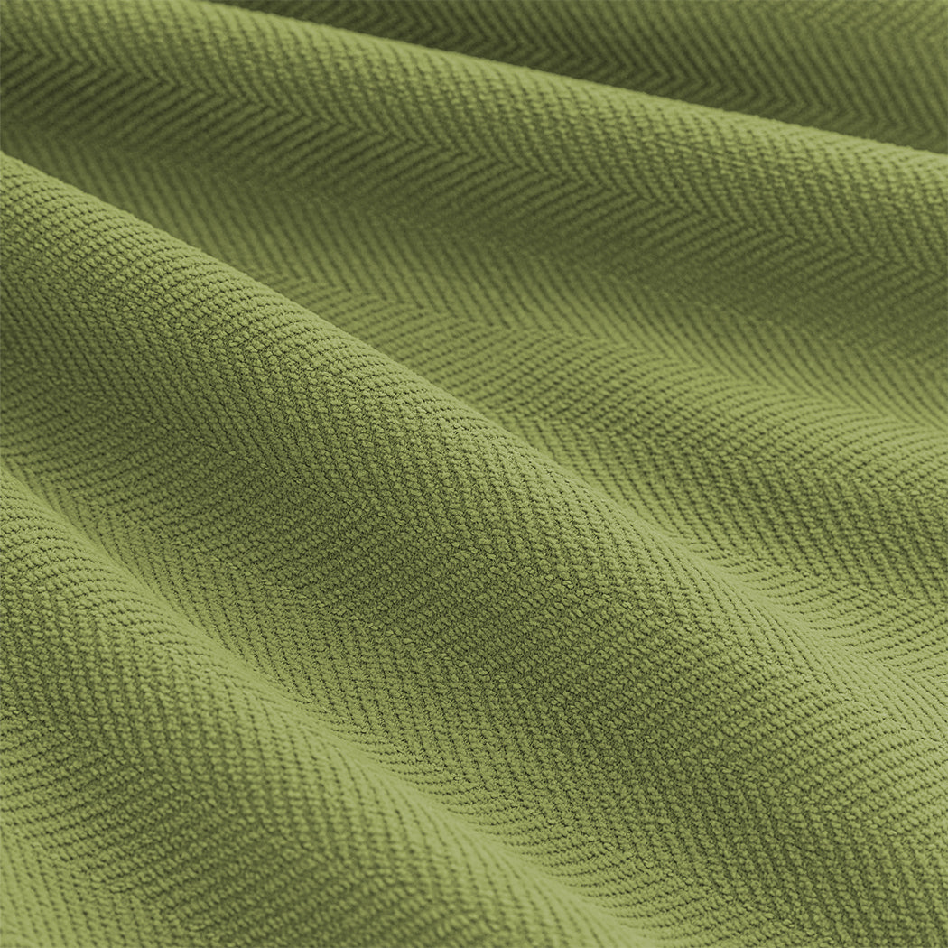 Marlow 2XBlockout Curtains Chenille 240x250 Green-1954802977084674051