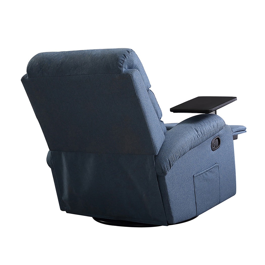 Levede Massage Chair Recliner Chairs Blue-1954802889100759043