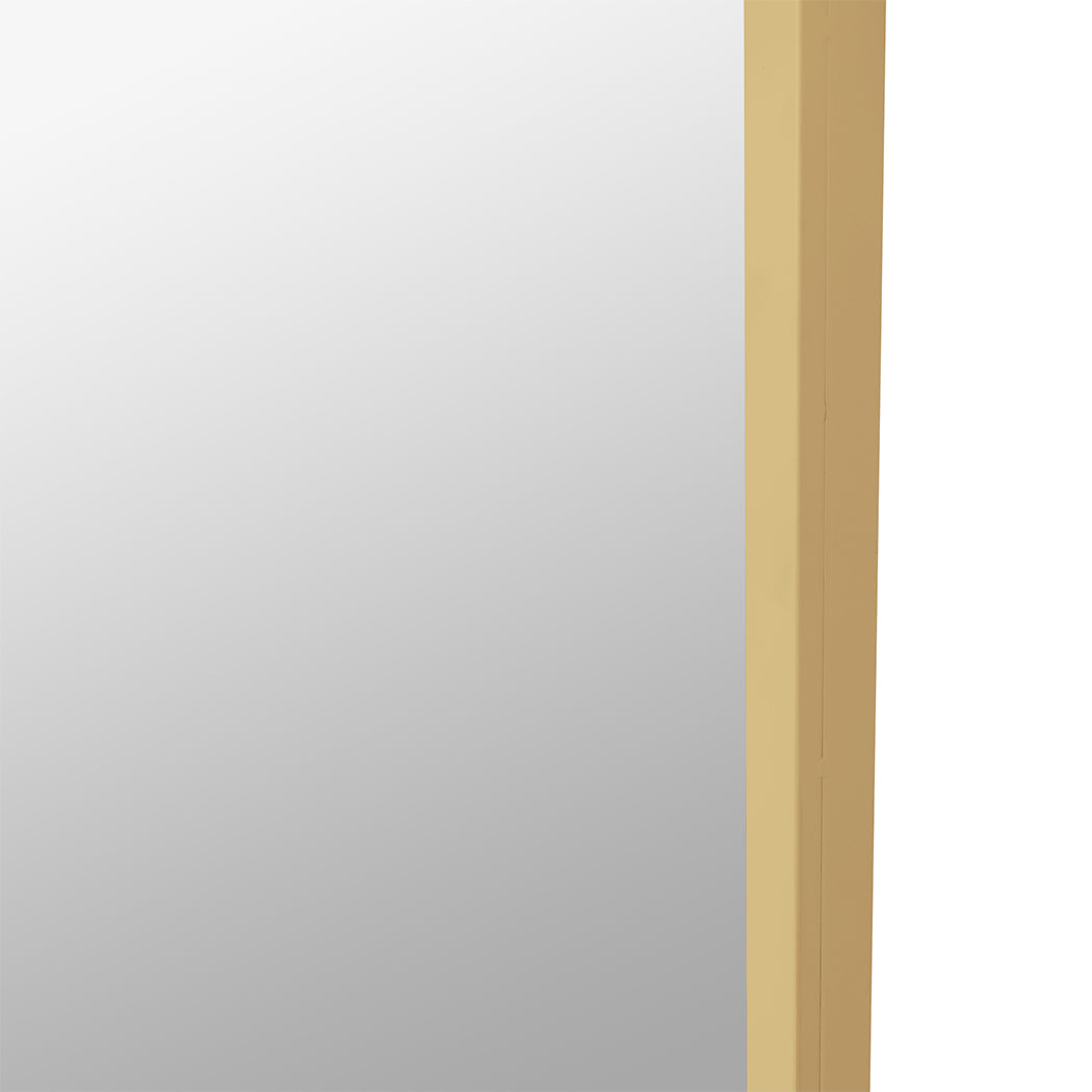 Yezi Floor Mirror Full Length Mirrors 1.8M Gold White-1910112986618531843