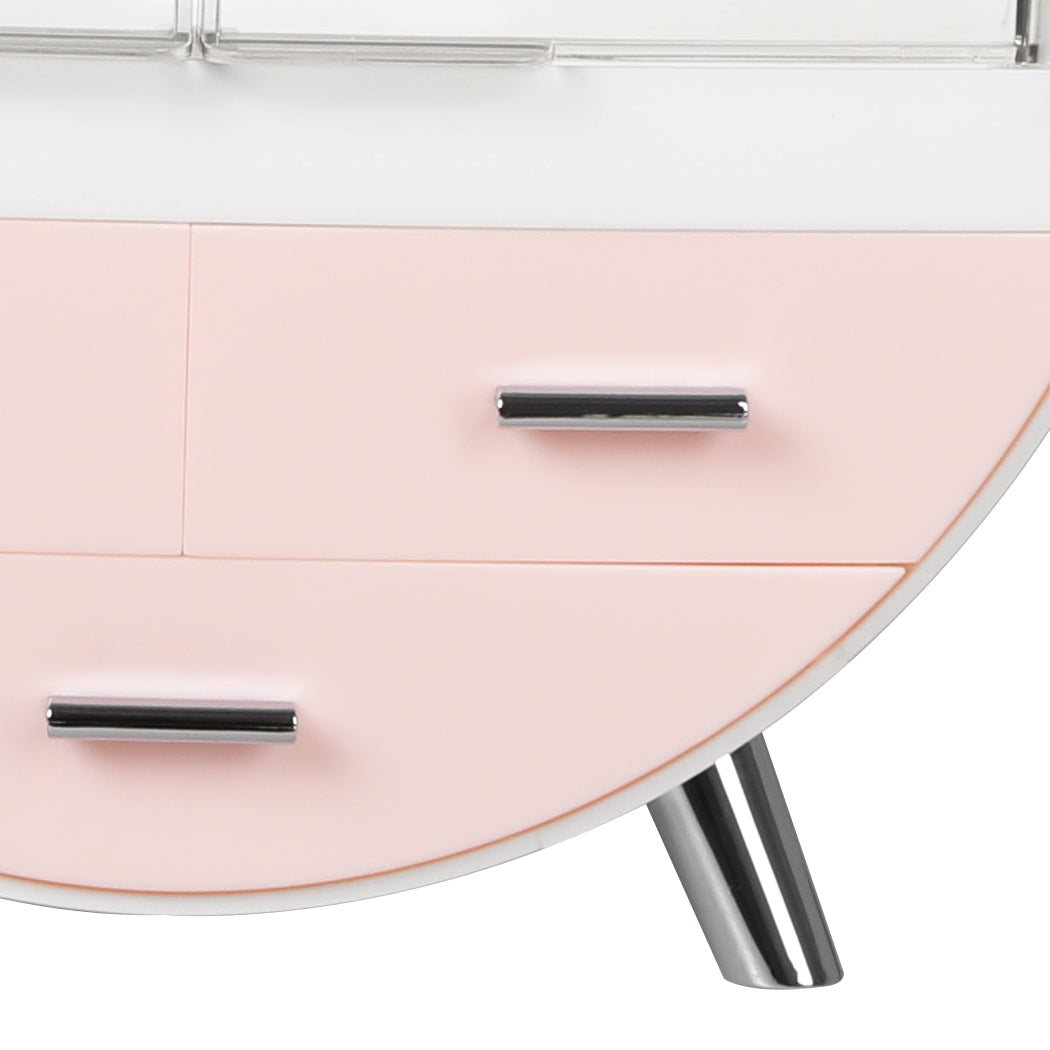 Makeup Case Organiser Cosmetic Holder Pink Medium-1910113312327208963