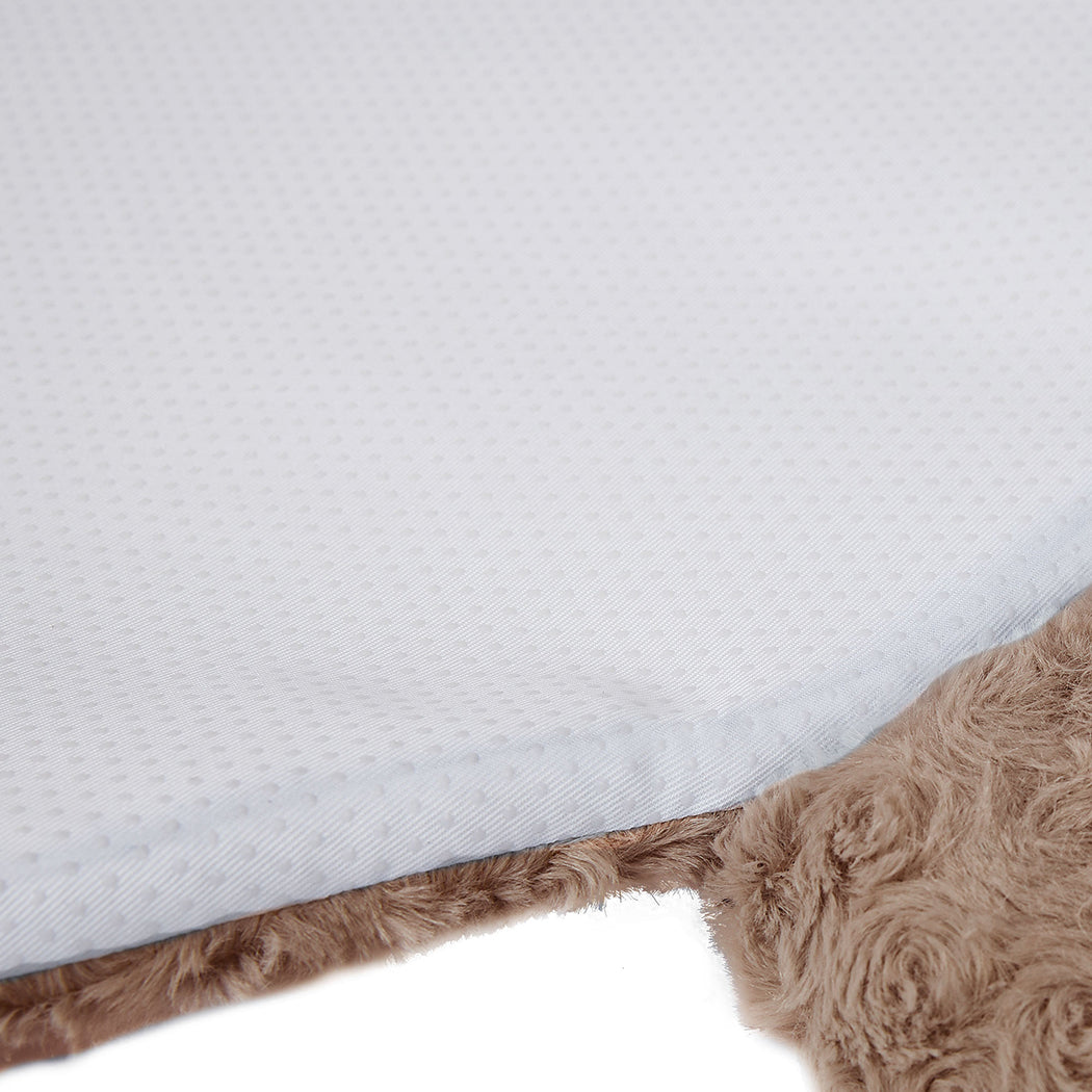 PaWz Pet Bed Cat Calming Beds Dog Squeaky L Tan Large-1954802525098086403