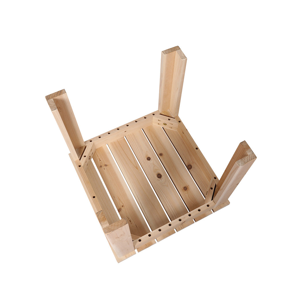 Levede Wooden Side Table Outdoor Furniture-1910112911473381379