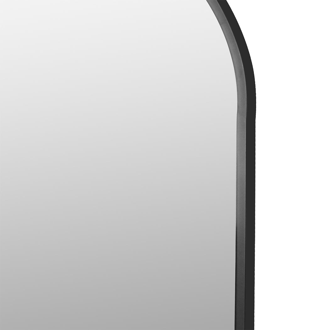 Yezi Large Wall Mirror Bathroom Decor Black-1954803006767763459