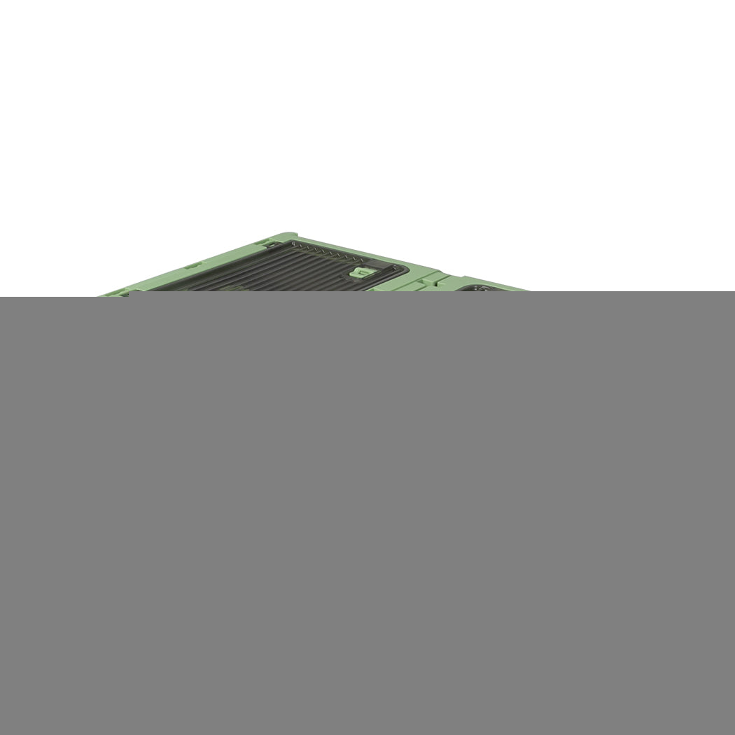 Storage Box Plastic Stackable Container L Green Large-1954802599781863427