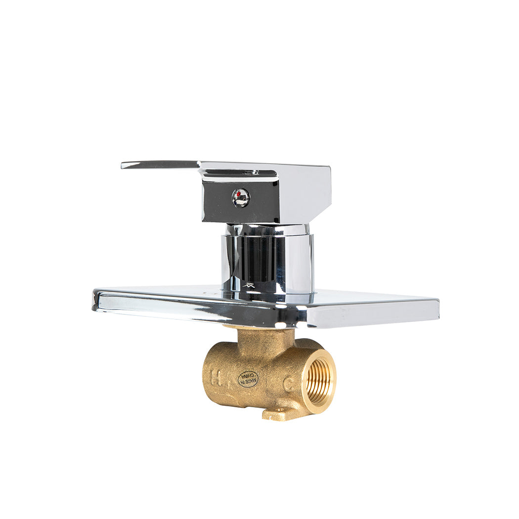 Dutxa Brass Shower Mixer Tap Cold Hot Charcoal-1910113130575433731