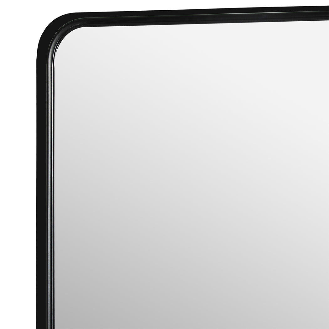 Yezi Wall Mirror Rectangle Bathroom Black-1954803007170416643