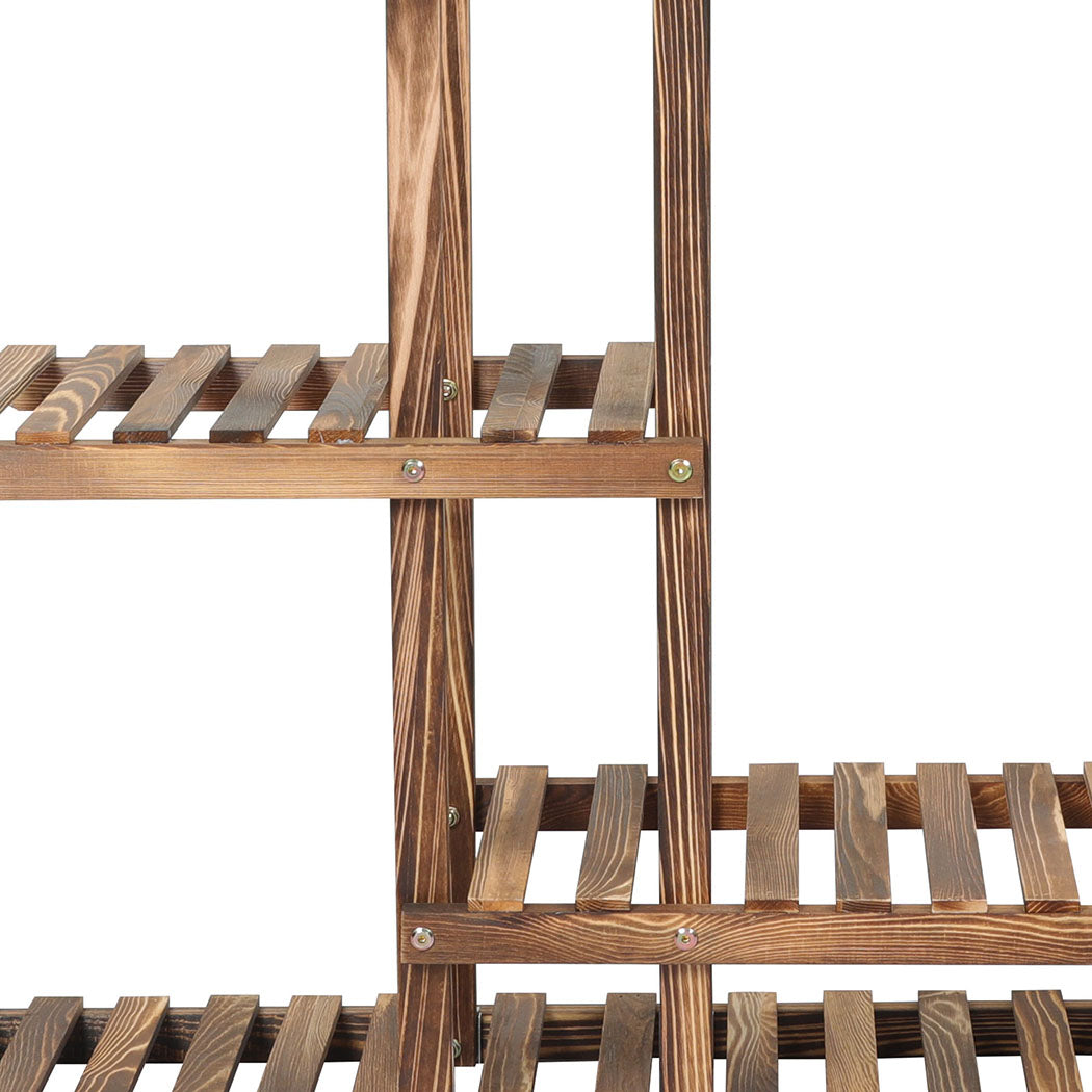 Levede 5-Tier Plant Stand Wood Wooden-1910112312241557507