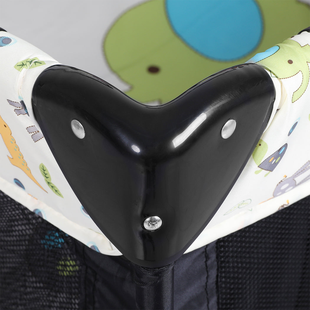 BoPeep Baby Cot Bed Crib Portable Bassinet Black-1954802774013251587