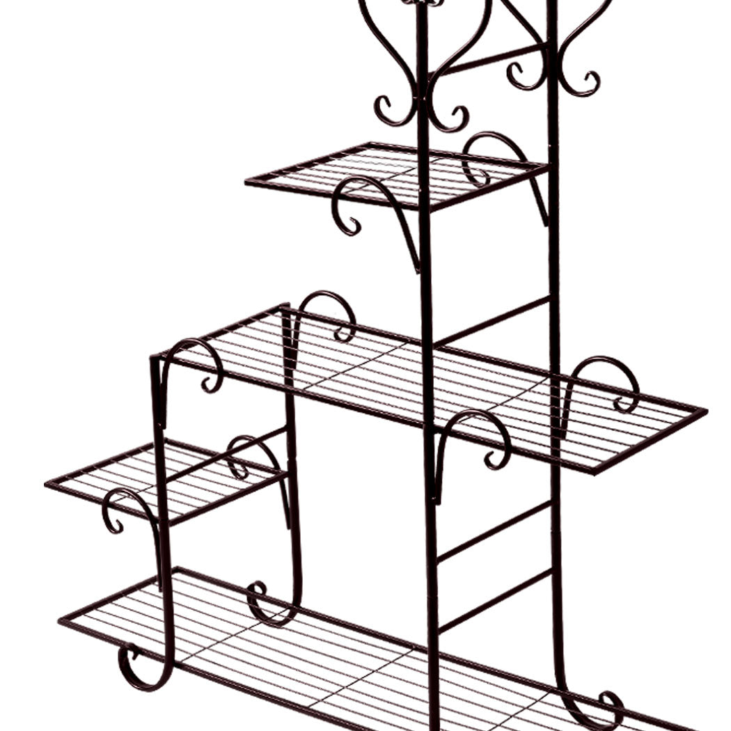 Levede Plant Stand Outdoor Indoor Metal Bronze-1954802662457348099