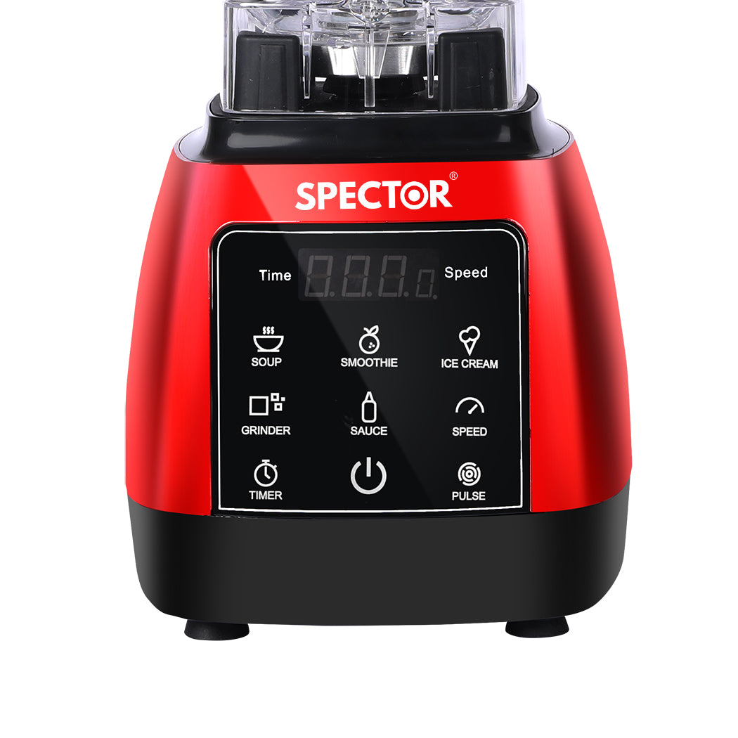 Spector 2L Commercial Blender Mixer Red-1910113176377233411