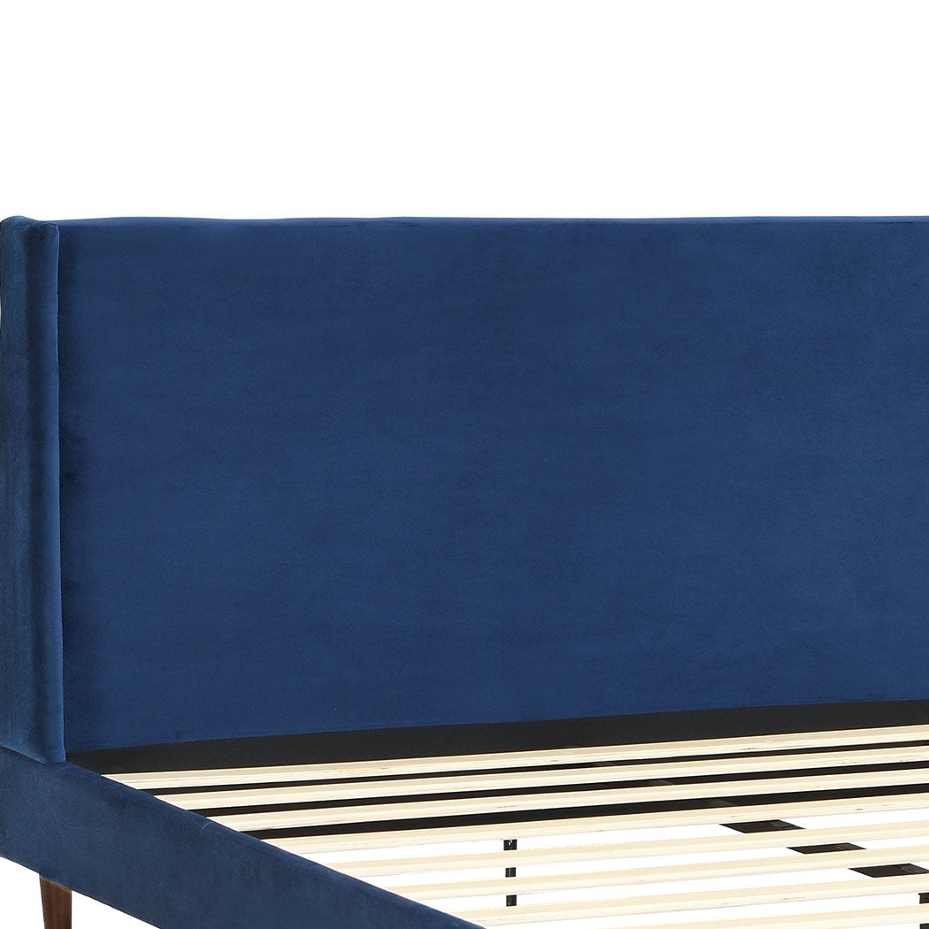 Levede Velvet Bed Frame Double Size-1919892912179646467