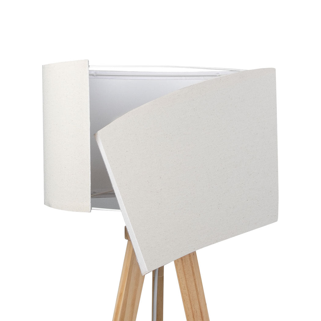 EMITTO Tripod Floor Lamp with Shelf-1910112866753712131