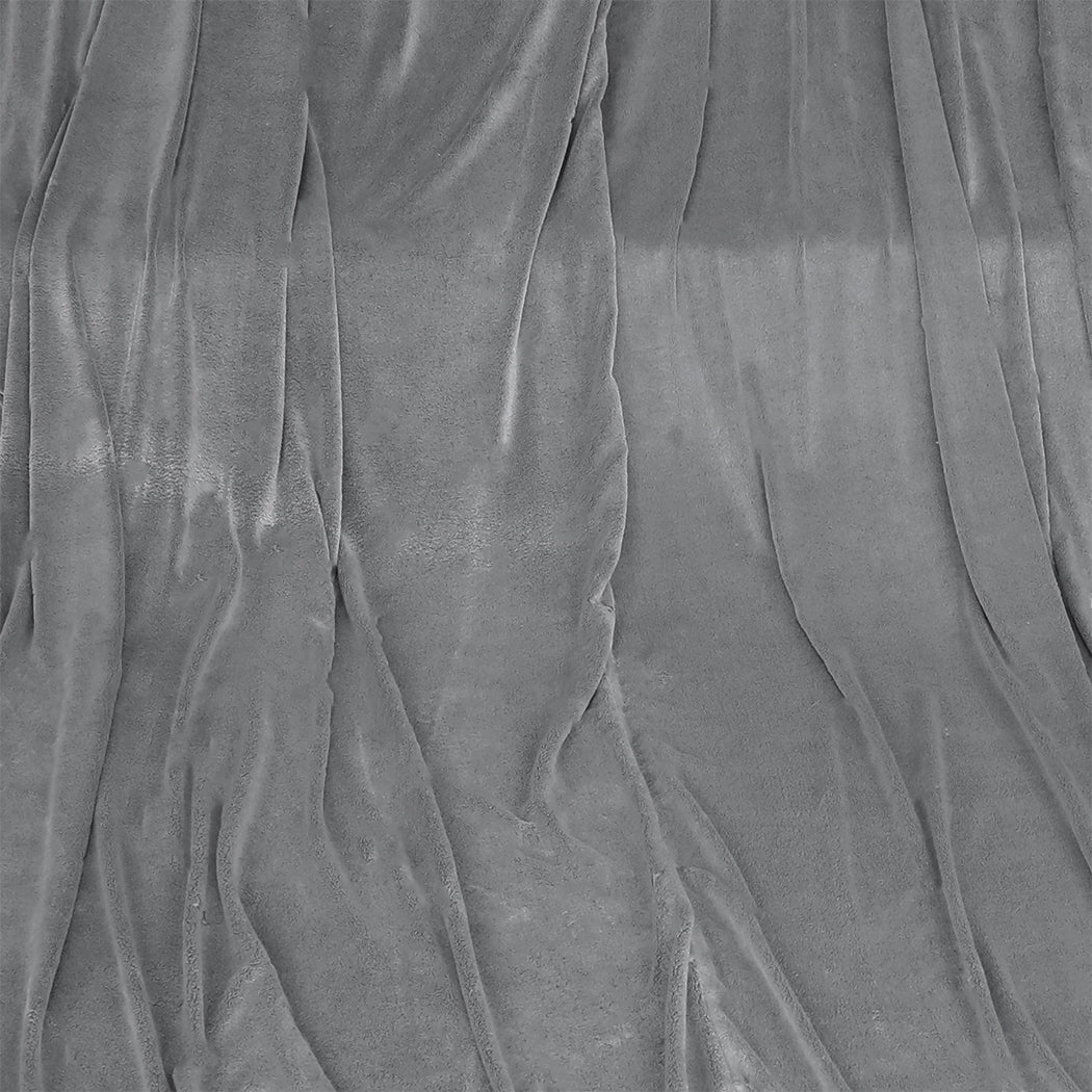 DreamZ 3x3M Large Oversized Blanket Grey Plain-1919892915346345987