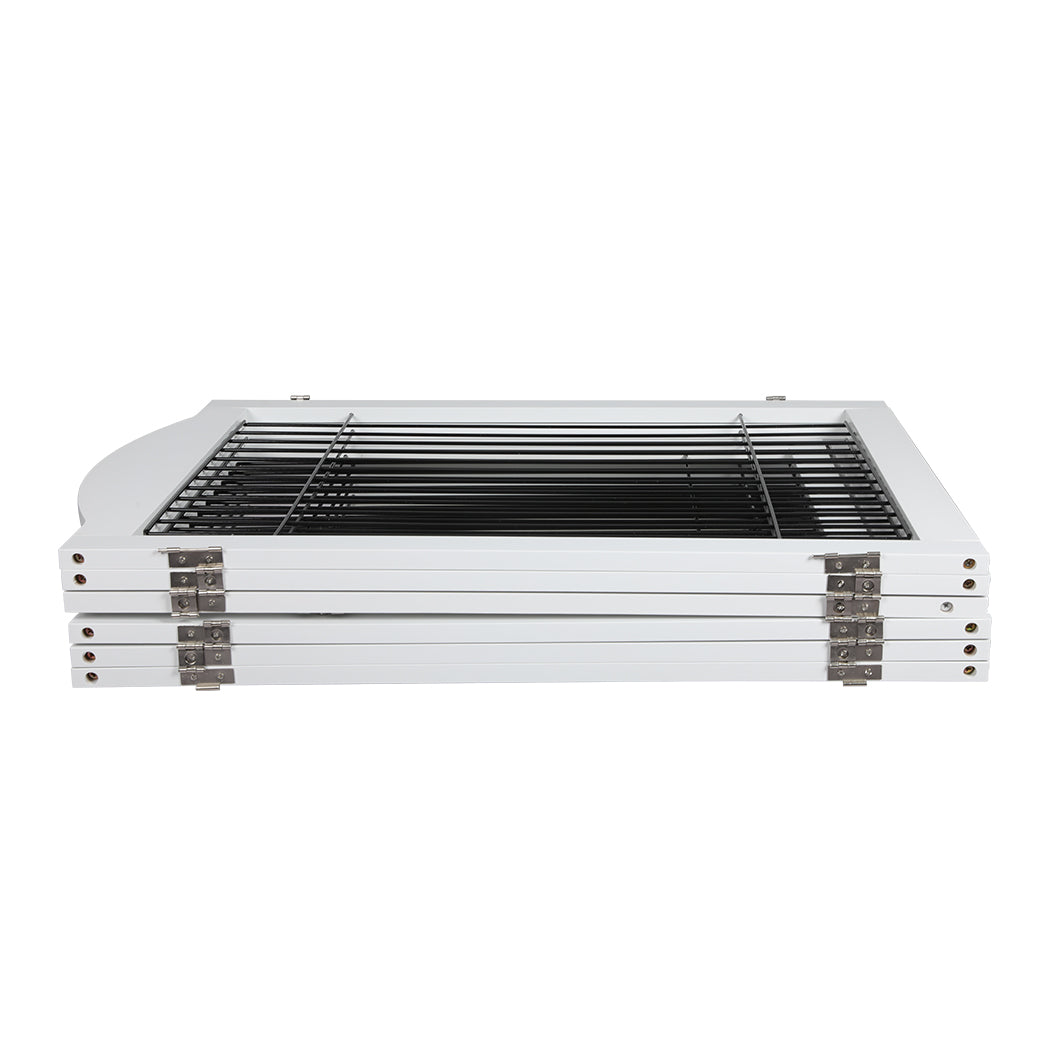 PaWz 6 Panels Pet Dog Playpen Puppy White-1954802560535760899