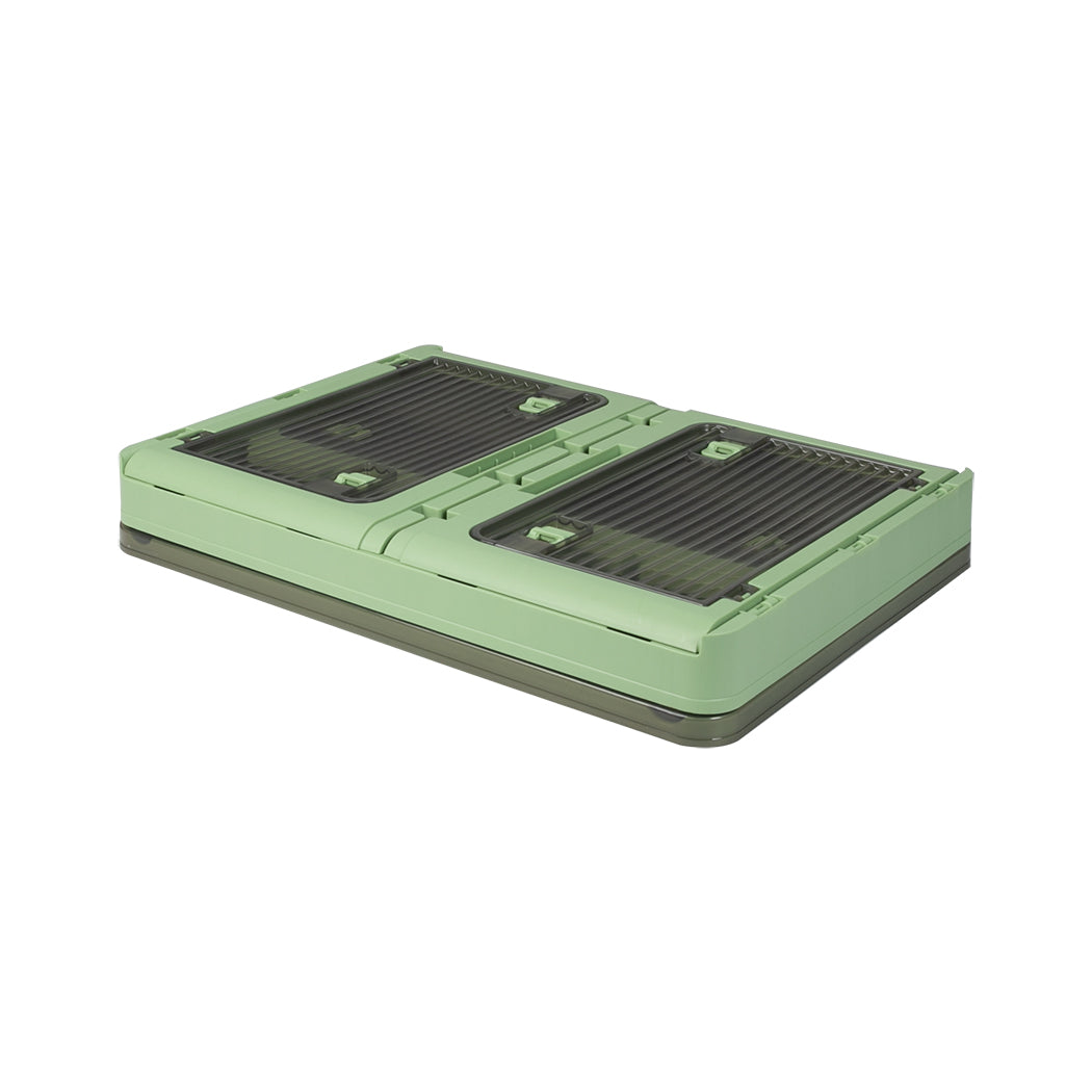 55L Storage Boxes Stackable Container M Green Medium-1954802600150962179