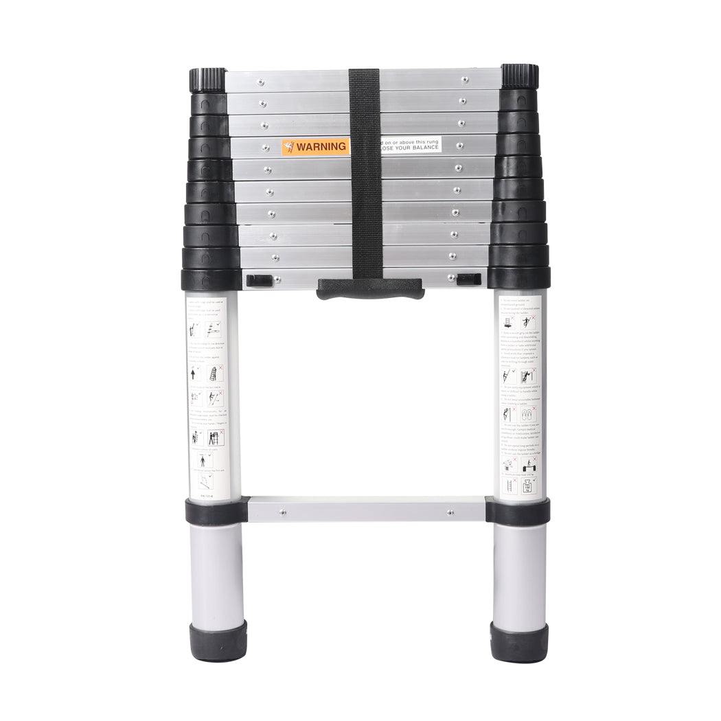 Traderight Telescopic Ladder Slow Down Silver 3.2 Meter-1919892889027088387