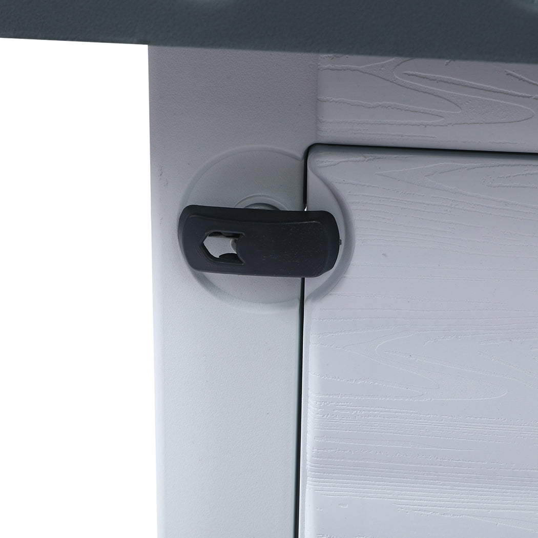 PaWz Dog Kennel Outdoor Indoor Plastic L Grey-1954802530852671491