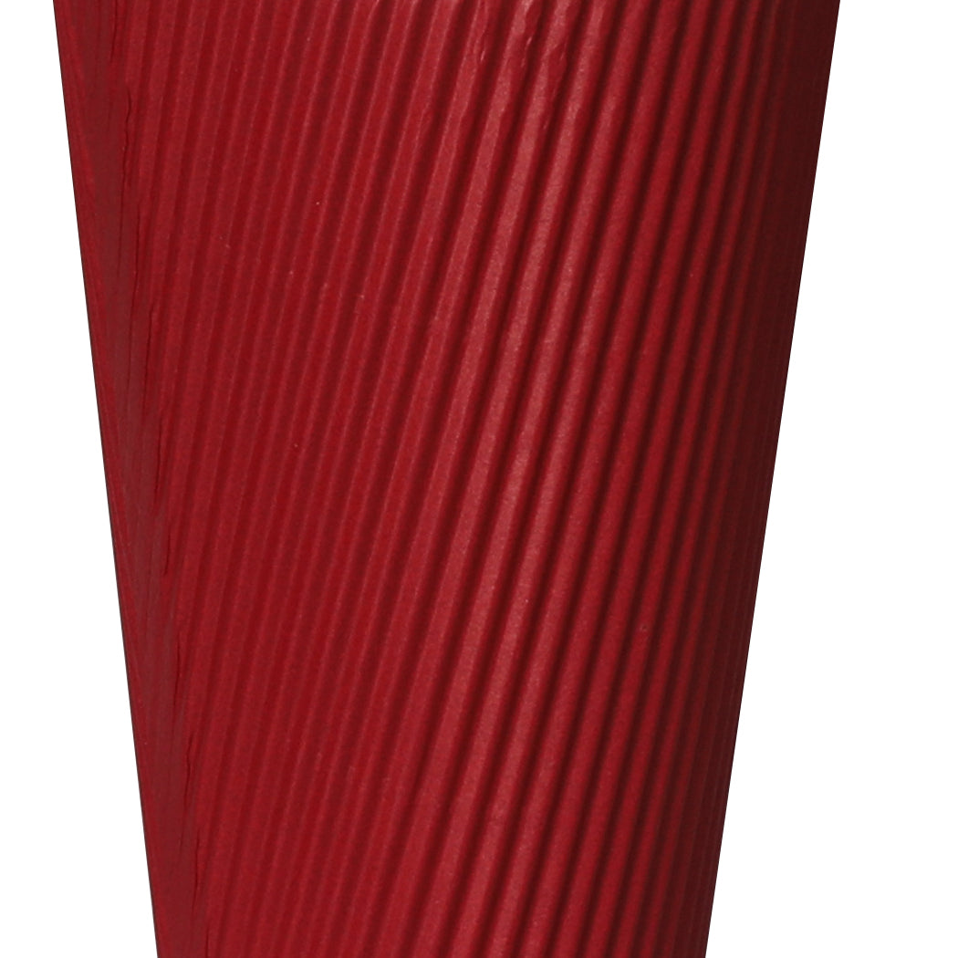 100 Pcs 16oz Disposable Takeaway Coffee Red-1910113172828852227