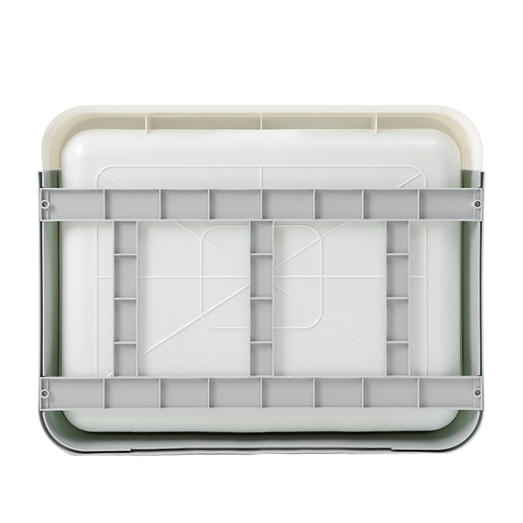 PaWz Foldable Cat Litter Box Tray Enclosed Grey-1954802553015373827