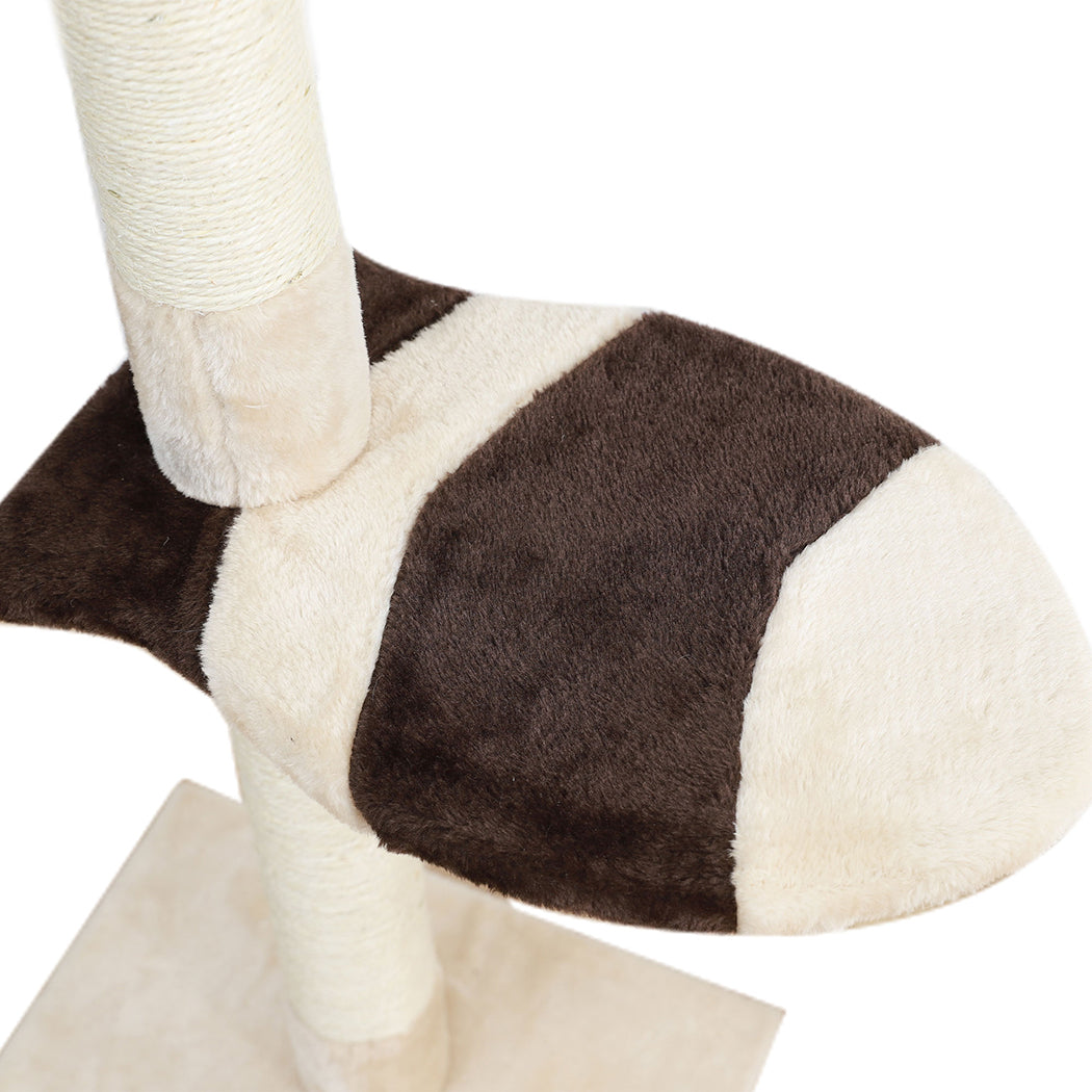 PaWz Cat Scratching Post Tree Condo Beige-1910112462129205251