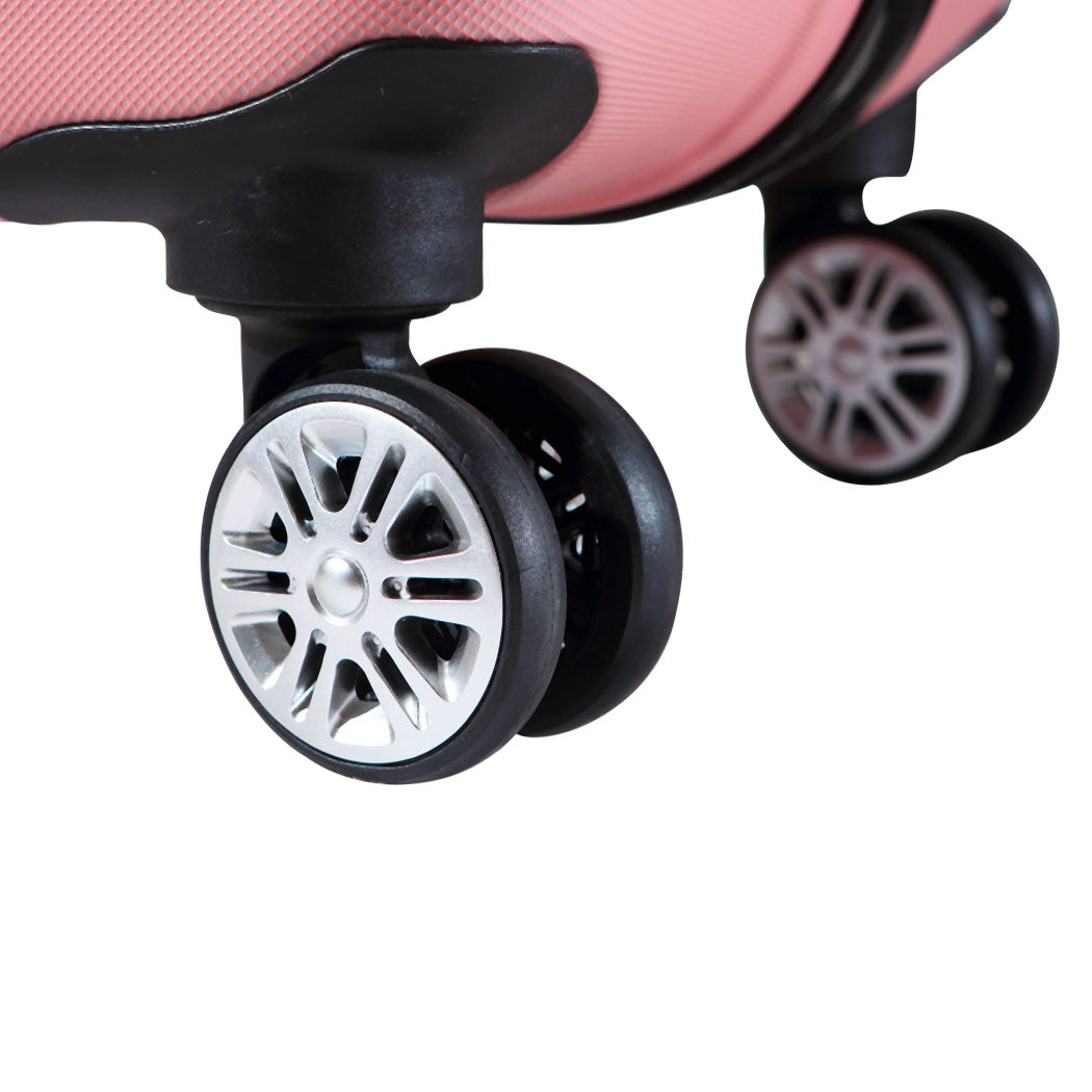 Slimbridge 28" Travel Luggage Check Rose Gold 28 inch-1910112828484882435