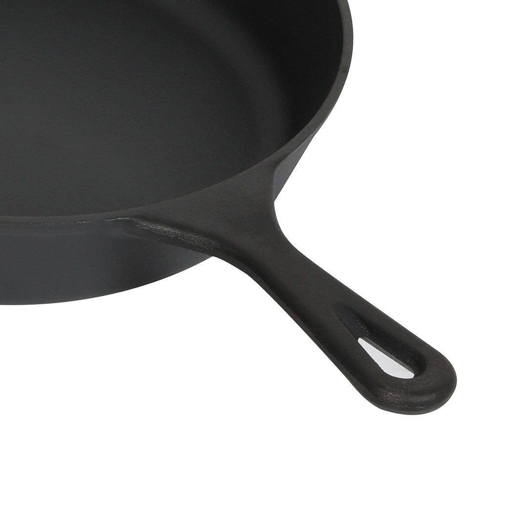 Toque Cast Iron Frying Pan Set 21cm 27cm Skillet BBQ-1973194189822889987