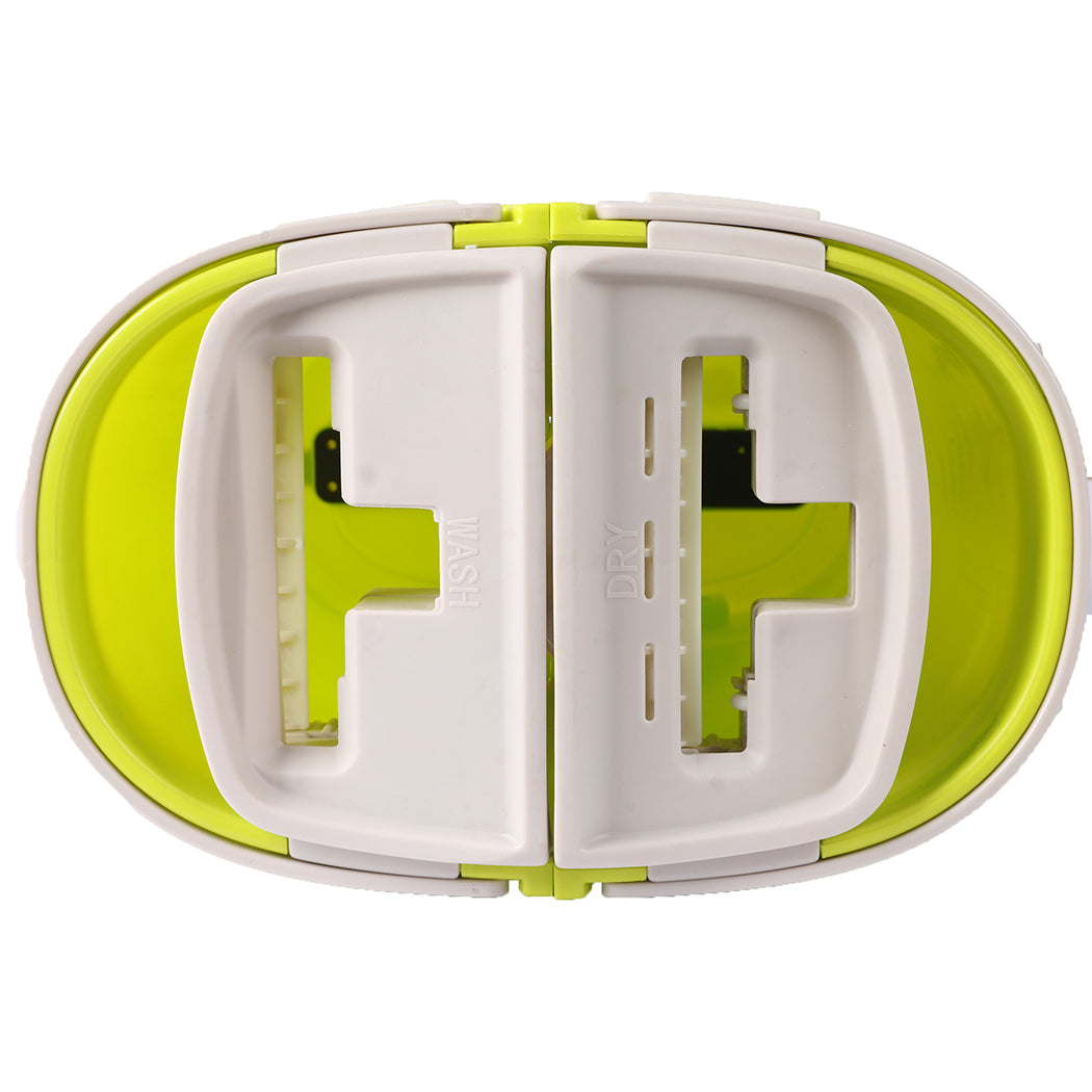 Cleanflo Flat Mop Bucket Set Cleaner Green-1919892884891504643