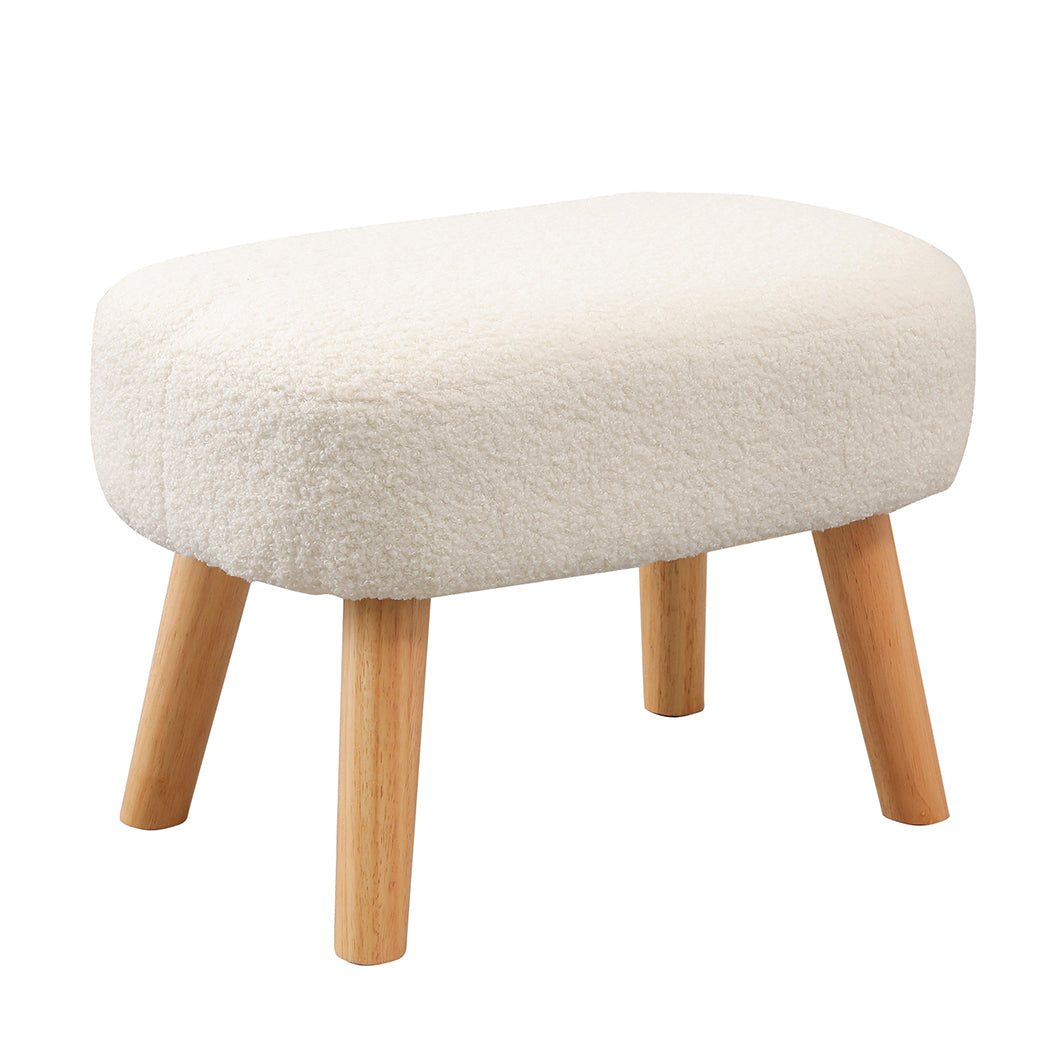 Levede Rocking Chair Ottoman Footrest With Side Pocket-1954802459419480067