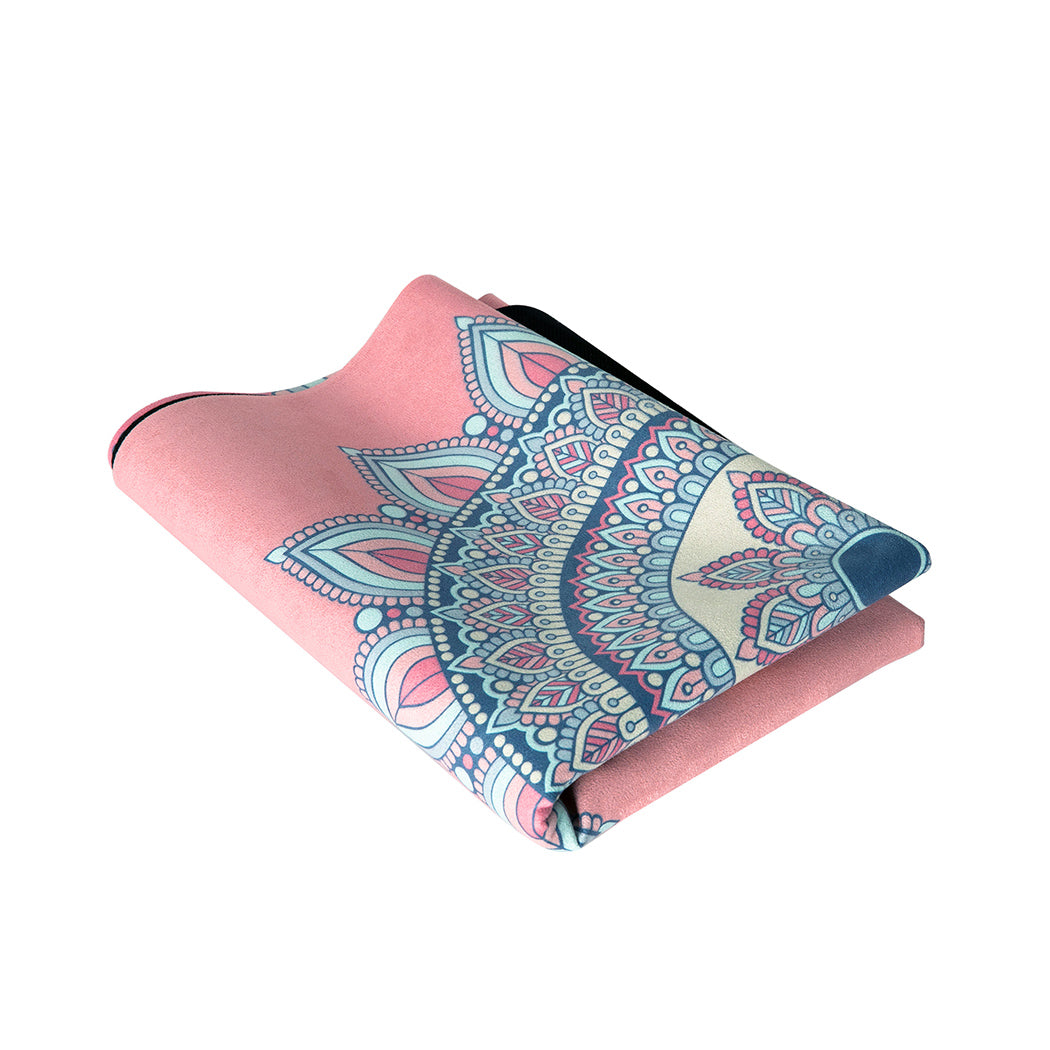 Centra Yoga Mat Foldable Non-Slip Exercise Pink-1954802335809146883