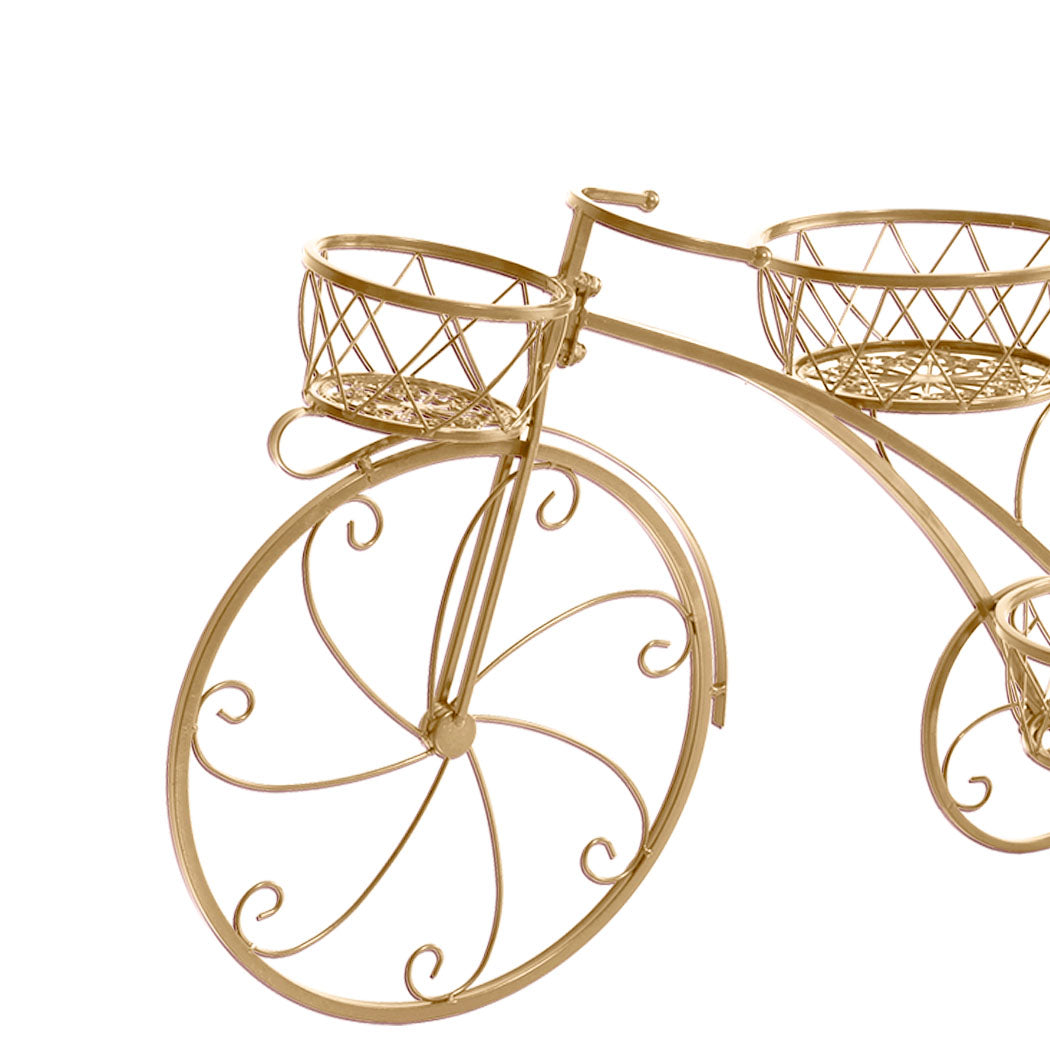 Levede Plant Stand Outdoor Indoor Metal Gold-1919892858664521731