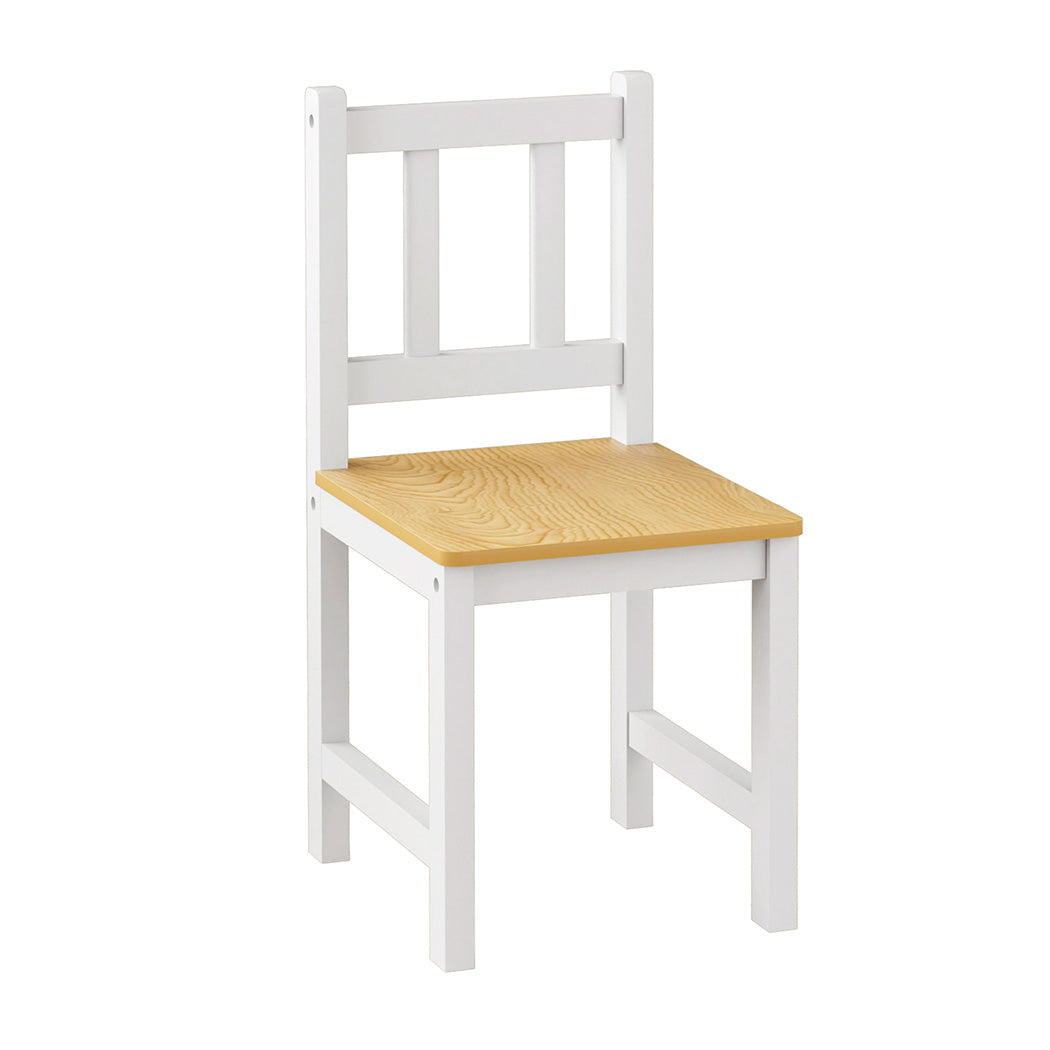 Bopeep Kids Table and Chairs Set Wooden 3PCS Study Play-1954802474082766851